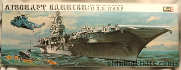 Revell 1/520 USS Wasp Prime Recovery Vessel for Gemini, H375 plastic model kit